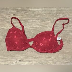 Red Intimissi for Victoria's Secret Lace Vintage Bra